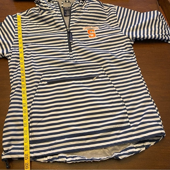 Syracuse 3/4 Zip Hooded Windbreaker Track Jacket Size Small - Picture 13 of 15
